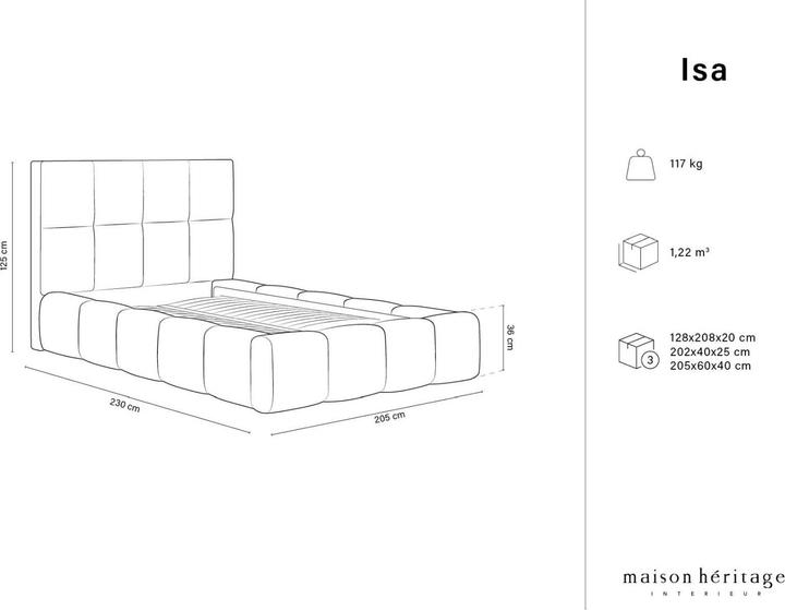 Image du produit Maison Heritage Isa (180 x 200 cm)