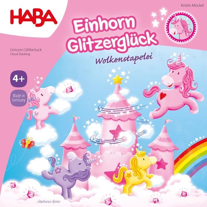 Image du produit Haba Einhorn Glitzerglück Die Wolkenstapelei (Allemand)