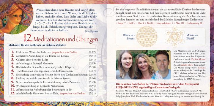 Actual product image Light Messages from the Pleiades (Exercise CD 6) (Pavlina Klemm, Sayama, German)