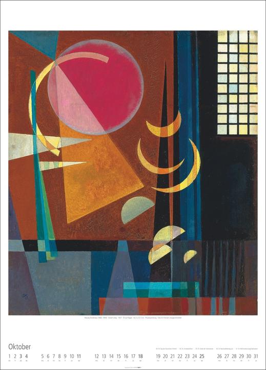 Image du produit Bauhaus Kalender 2026 (49 x 68 cm, Allemand, Anglais)