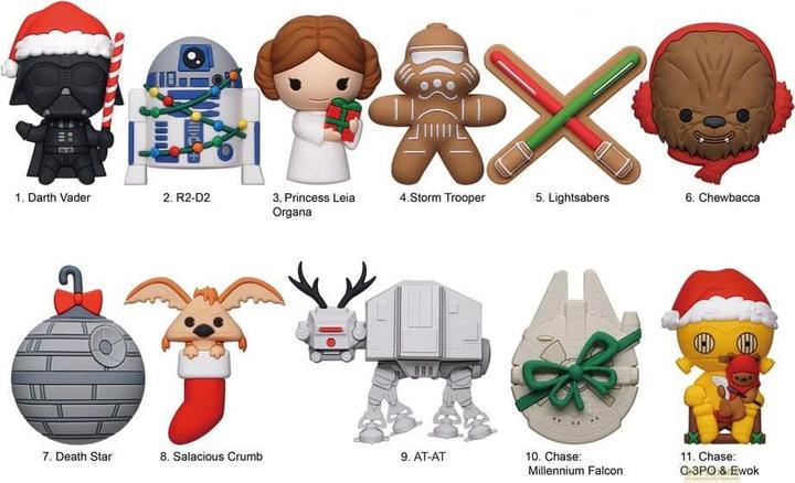 Monogram Int. Star Wars PVC-Taschenanhänger Series 2 Display (24)