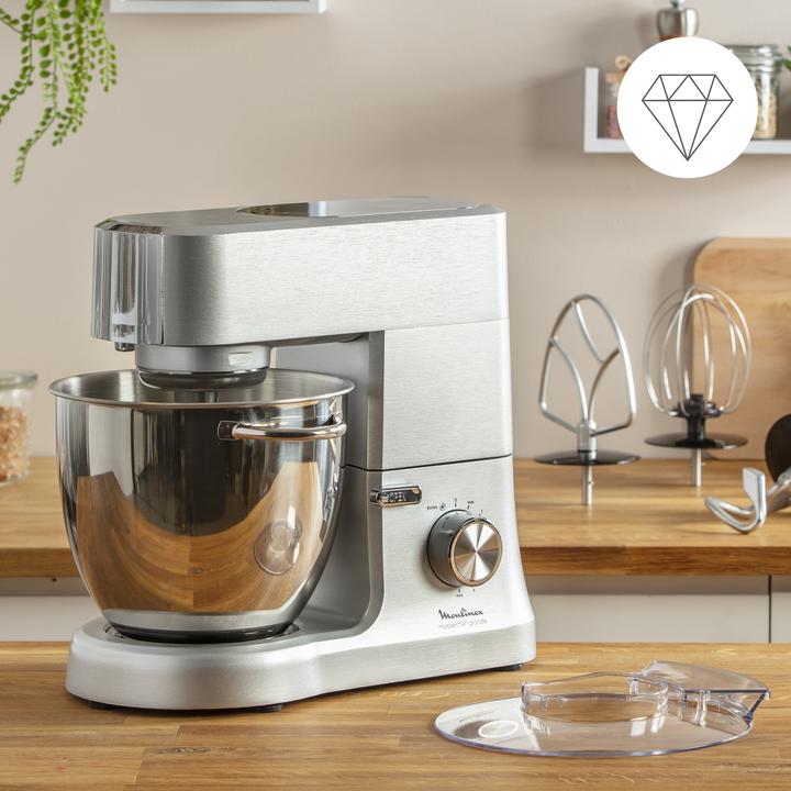 Image du produit Moulinex Robot de cuisine Masterchef Grande Argent (1500 W)