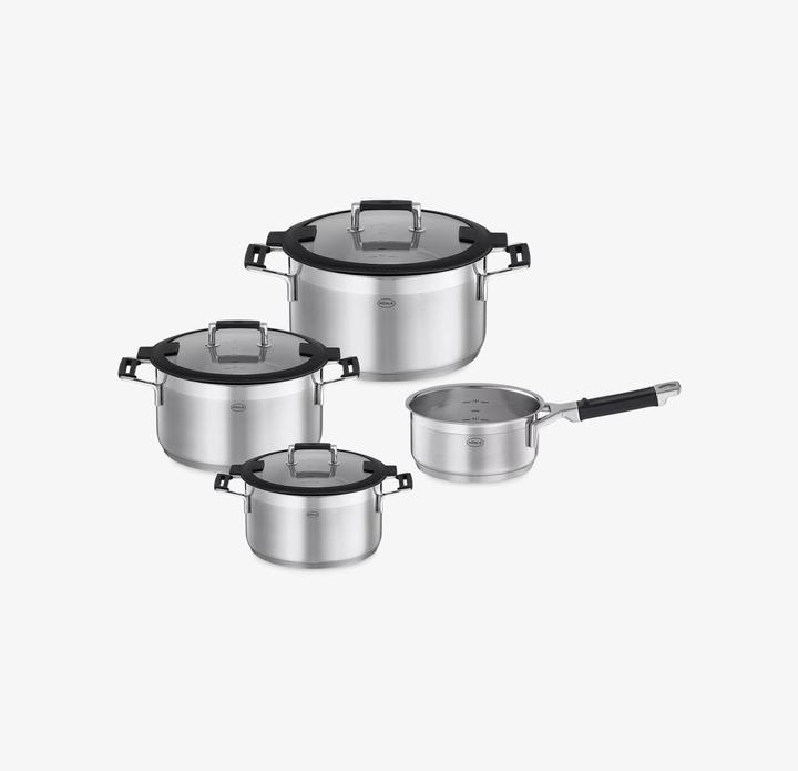Immagine prodotto Rösle Set di pentole Röse Silence PRO 4 pezzi. (24 cm, Set di pentole e padelle da cucina, Acciaio inossidabile)