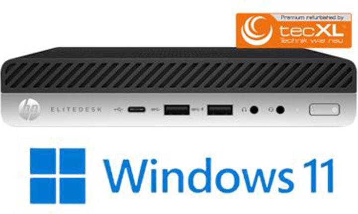 Image du produit TecXL HP EliteDesk 800 G4 MP i5-8500T/16GB/512GBSSD W11P (Intel Core i5-8500T, 16 Go, 512 Go)