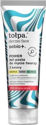 Tołpa Topa Dermo Face Sebio+ Power Gel-Paste For Face Washing 100ml (Gel, 100 ml)