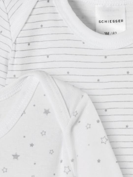 Produktbild Schiesser Kinder Body weiss/klein gemustert (104)