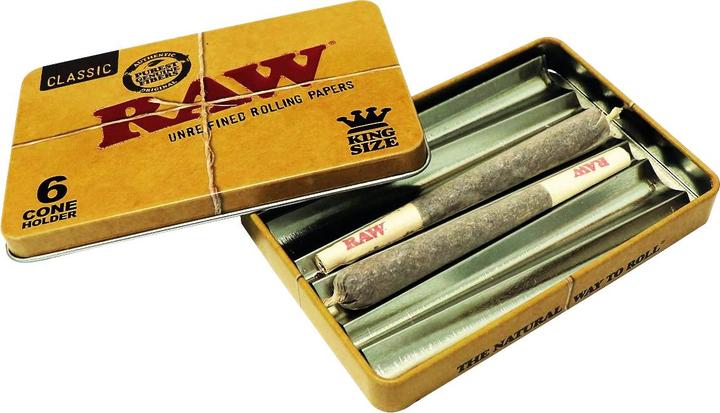 Image du produit RAW Tin Case pour 6 joints king size