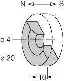 Image du produit Turck Aimant permanent (1 x)