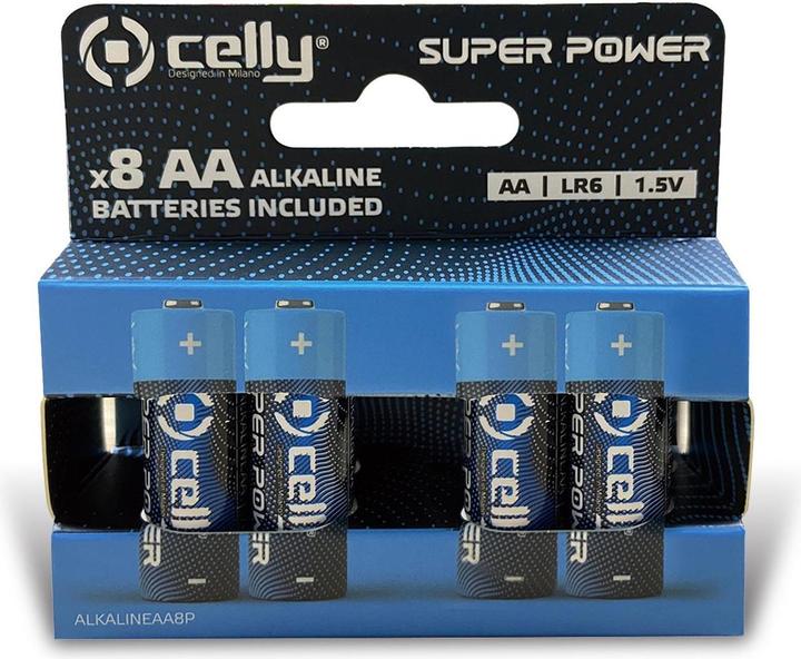 Actual product image Celly Alkaline Batteries (4 pcs., AA, 2200 mAh)