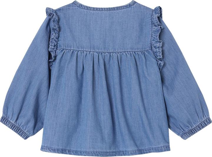 Produktbild Vertbaudet Baby Bluse aus Light-Denim (74)