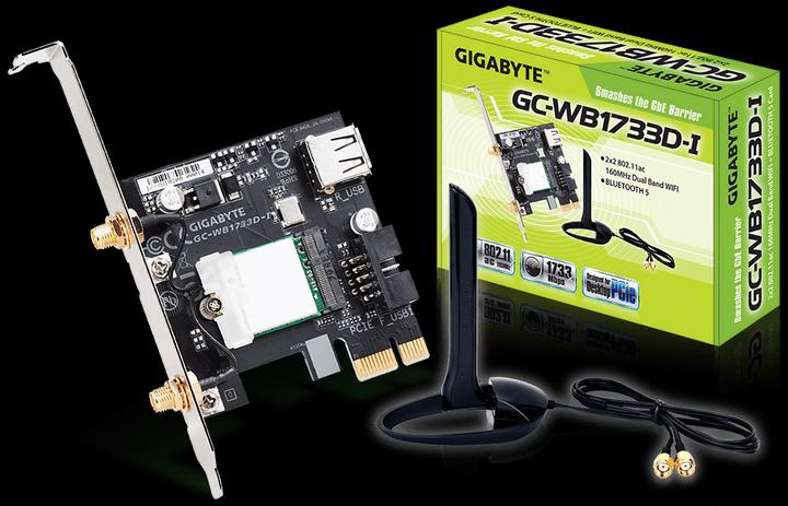 Actual product image Gigabyte GC-WB1733D-I (Mini PCI Express)
