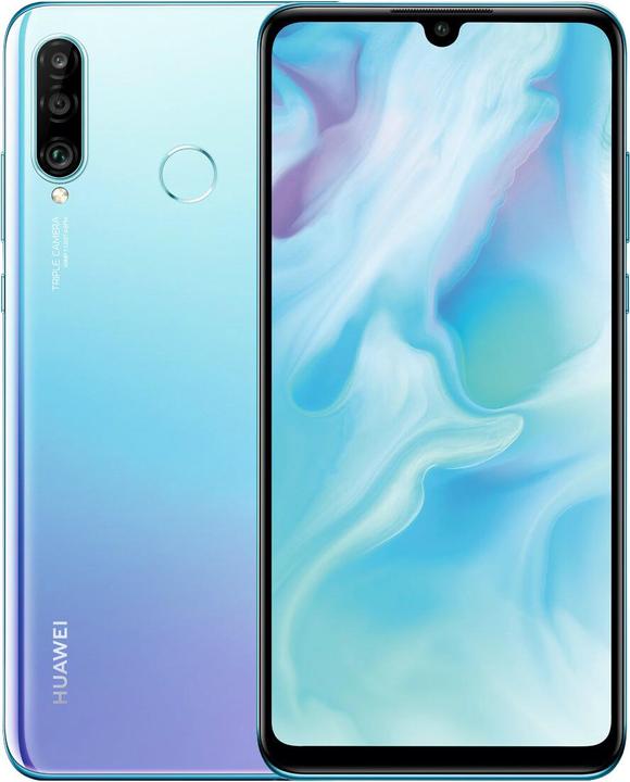 Huawei P30 Lite (4GB) (128 GB, Breathing Crystal, 6.15", Hybrid Dual SIM, 48 Mpx, 4G)