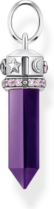 Produktbild Thomas Sabo Kettenanhänger mit facettierten imitierten Amethyst Silber geschwärzt (925er Silber)