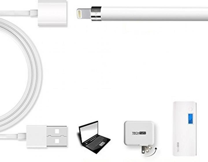Produktbild PowerGuard USB Ladekabel mit Lightning Buchse für Apple Pencil Stift (USB 3.2 Gen 1)
