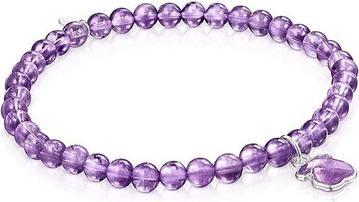 Tous Beaded Bracelet With Amethyst Icon Color 1003388000