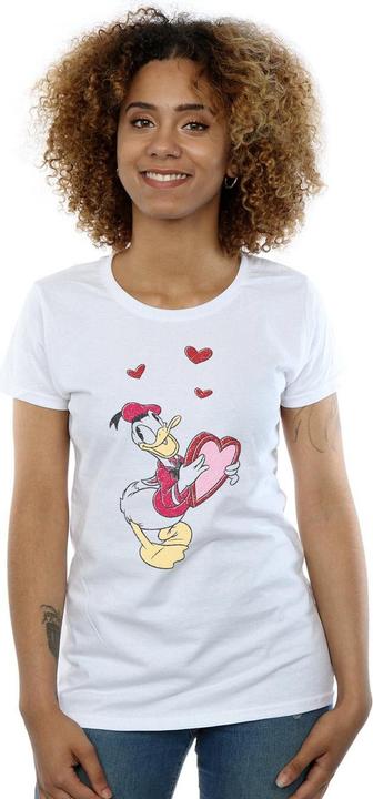 Immagine prodotto Disney Donald Duck Love Heart Maglietta Donna (S)