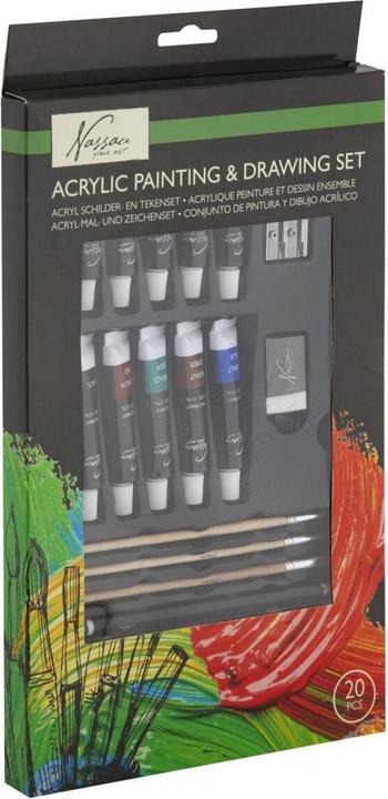 Grafix Nassau - Painting and drawing set 20pcs (AR0703/GE)