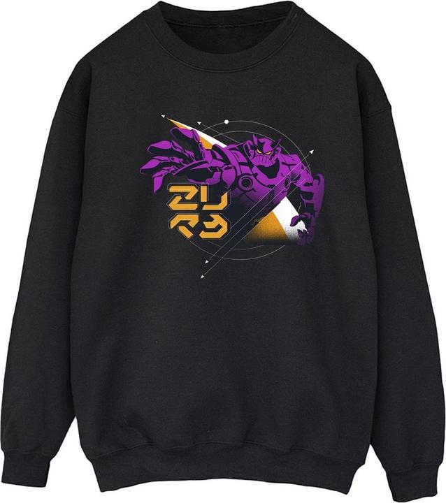 Actual product image Disney Womens/Ladies Lightyear Zurg Space Circle Sweatshirt (L)