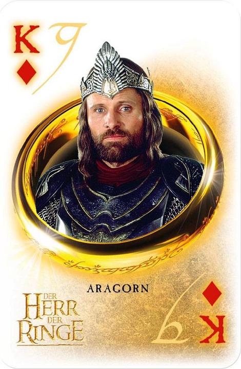 Actual product image Winning Moves Number 1 Playing Cards The Lord of the Rings (German)