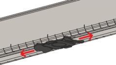 Actual product image Fischer Sliding nut FSM Clix P 8 (M8)