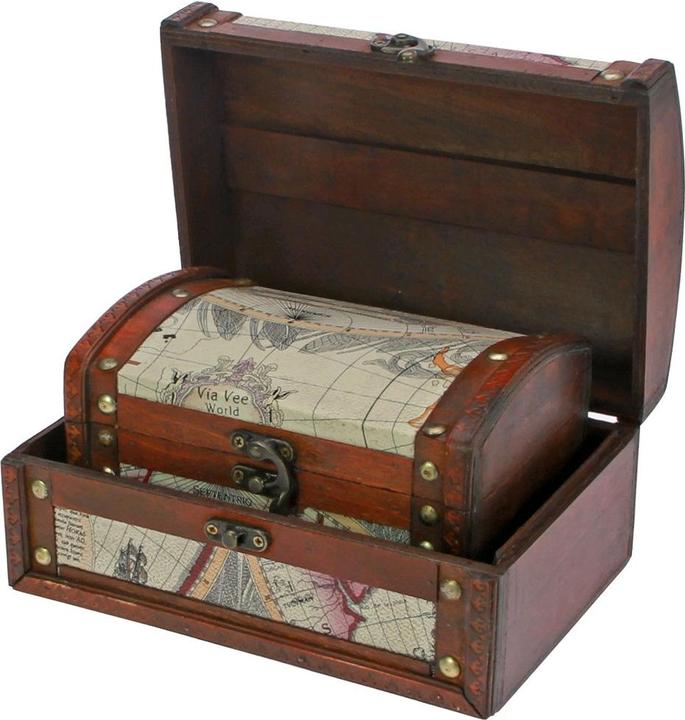 Actual product image Safe Retro treasure chest