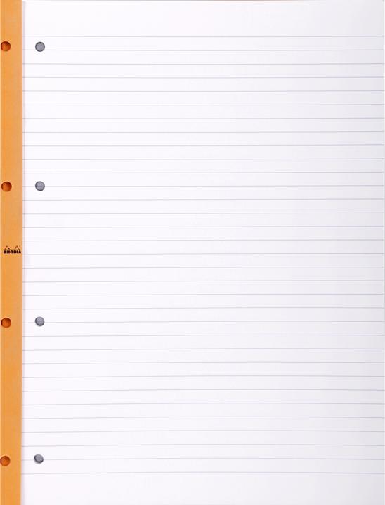 Produktbild Rhodia Blöcke geheftet 80g Basics (A4, Liniert)
