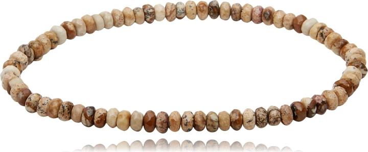 Image du produit Leyda Bracelet jaspe paysage (18 cm, Pierres)