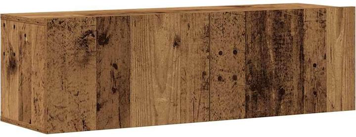 Image du produit VidaXL 3-tlg. TV-Schrank-Set Wandmontage Altholz-Optik Holzwerkstoff (100 x 30 x 30 cm)