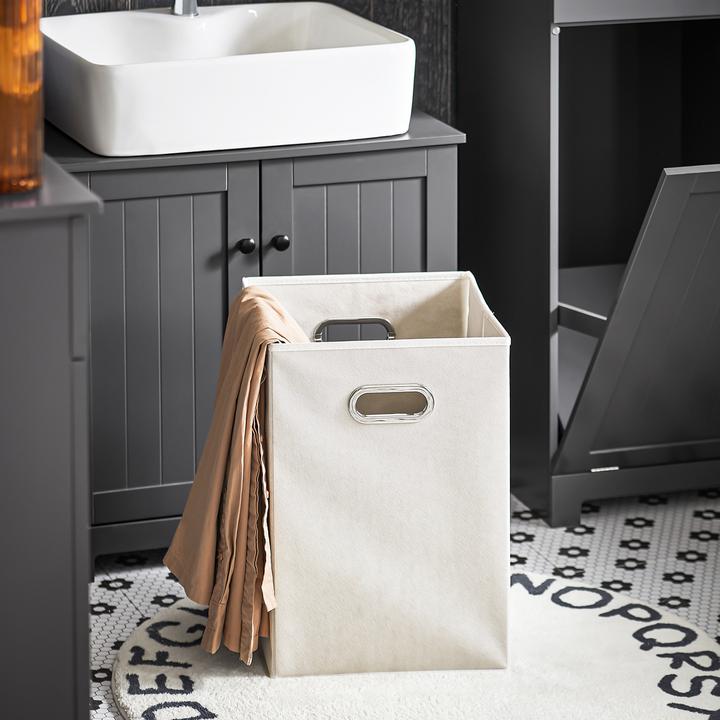 Actual product image SoBuy Laundry cupboard with laundry bag