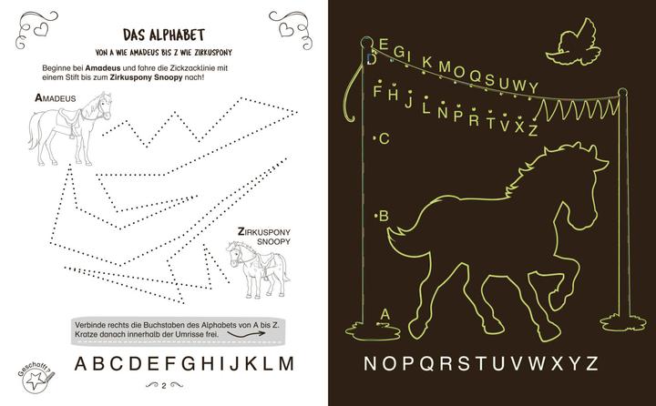 Actual product image Bibi & Tina Krtizel Krazel Lernspass - Erste Buchstaben (German, Schwager & Steinlein Publishing House, 2022)