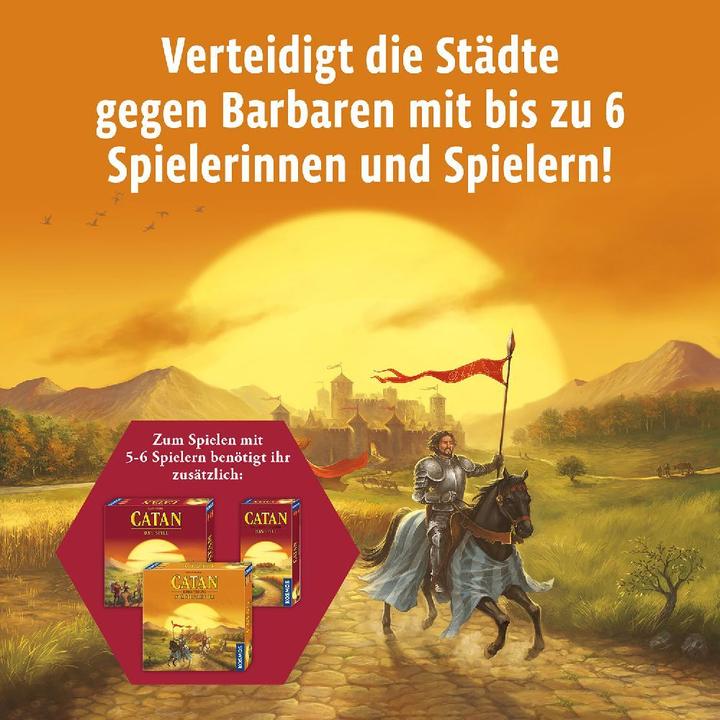 Productafbeelding Kosmos CATAN - Aanvulling 5-6 spelers - Steden & Ridders (Duits)