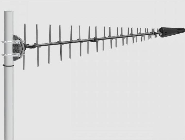 Produktbild Poynting Antennen · LTE/GSM · Yagi/Mast · A-LPDA-0500-V1-01 · silber · N-Type · WiFi 6 · LoRa Heli (GSM)
