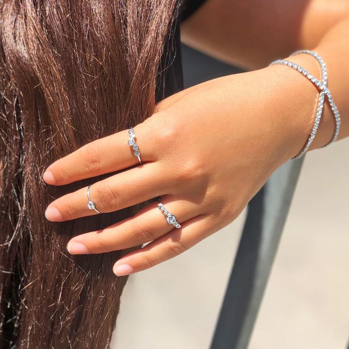 Immagine prodotto Candy Anello Cara, argento 925 (54, 925 Argento)