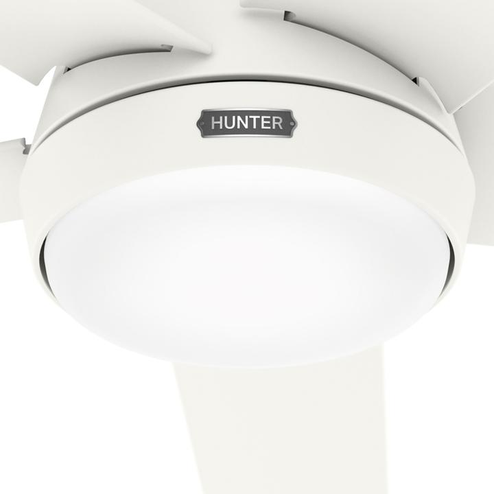 Actual product image Hunter Fans Outdoor Deckenventilator Marina Weiss mit LED (42 dB)