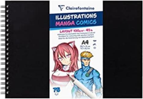 Produktbild Clairefontaine Manga (A4, Harter Einband)