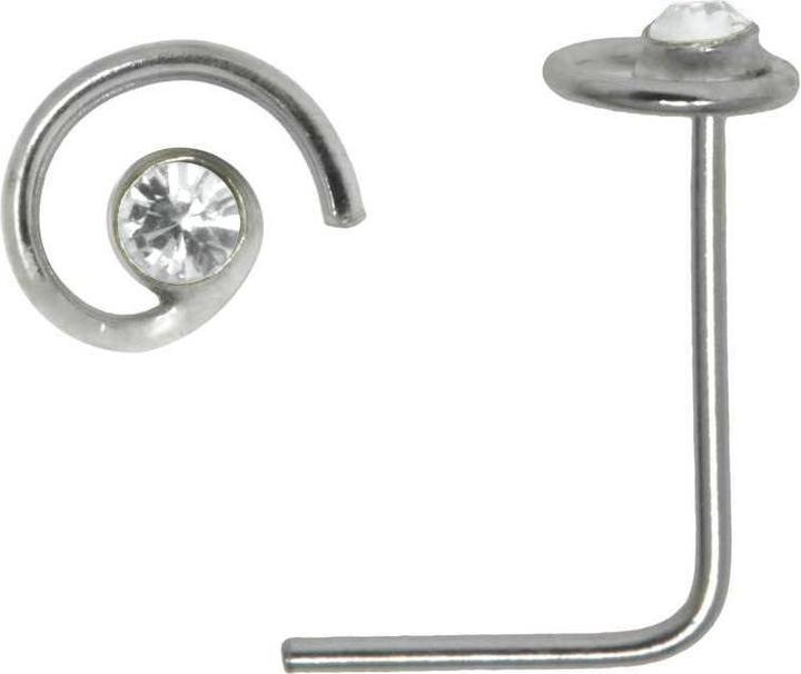 Produktbild Bijouteria Nasenpiercing (Kristall, Silber 925)