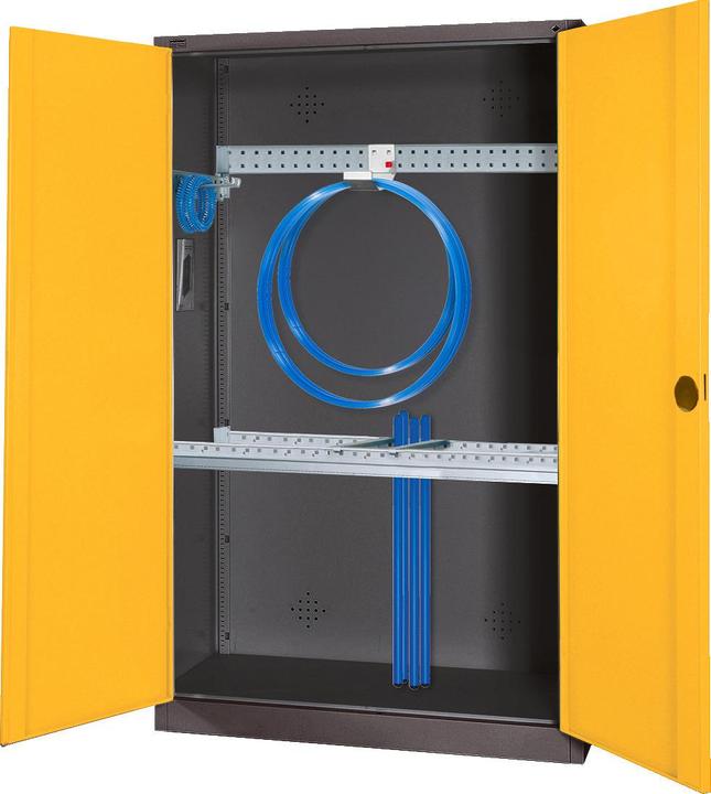 Immagine prodotto C+P Armadio modulare per attrezzature sportive con attrezzatura di base (HxLxP: 195x120x50 cm, con ante