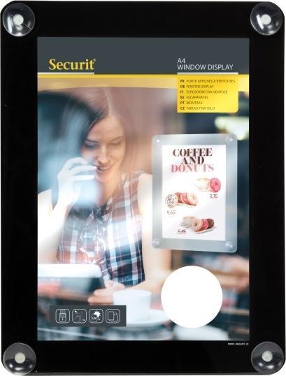 Actual product image Securit Window poster frame, DIN A4, black