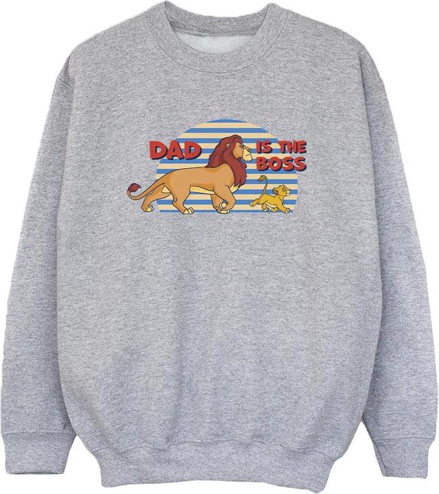 Actual product image Disney Boys The Lion King Dad Boss Sweatshirt (152, 158)