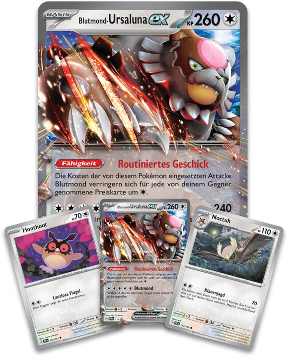 Actual product image Pokémon Blood Moon Ursaluna-ex Collection (German, Box Set & Collection)