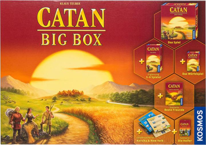 Actual product image Kosmos Catan Big Box (German)