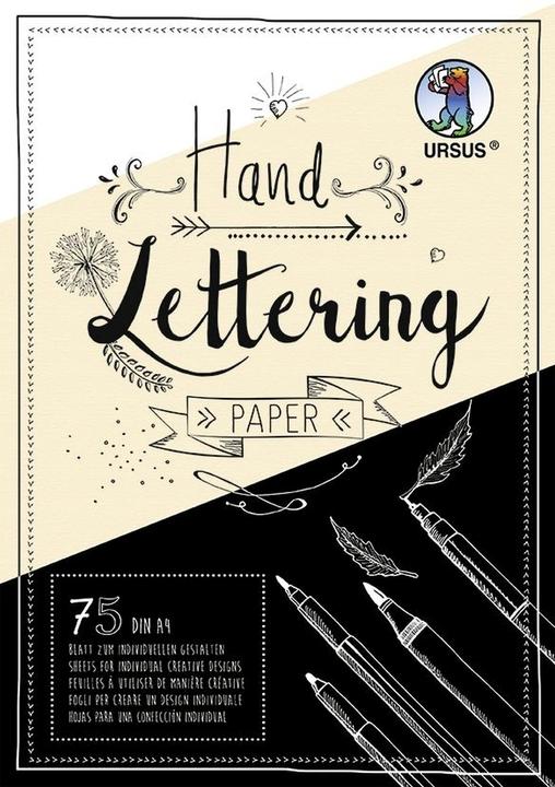Produktbild Ursus Zeichenblock Handlettering A4, 210 g/m², 75 Blatt (A4)