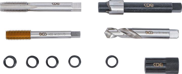 Produktbild BGS Reparatursatz für Öl-Ablass-Gewinde | für Aluminium-Ölwannen | M12 x 1,75 mm