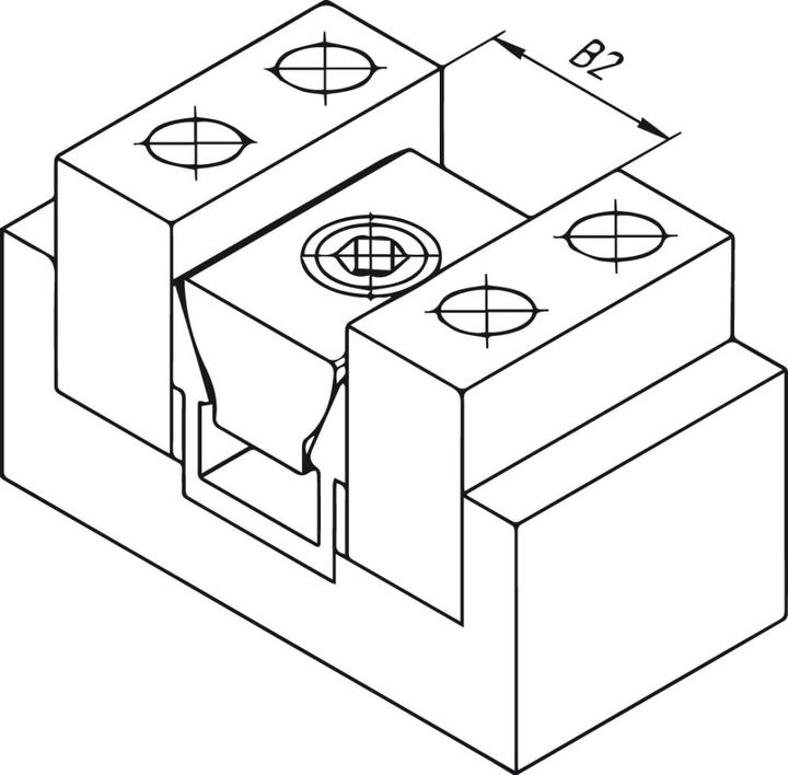Image du produit Magni Tendeur double clavette Force de serrage 6,6kn IBT 80750