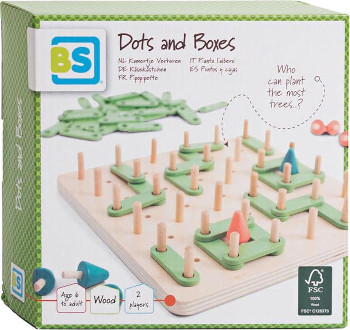 Produktbild BS Toys Dots & Boxes Holzspiel