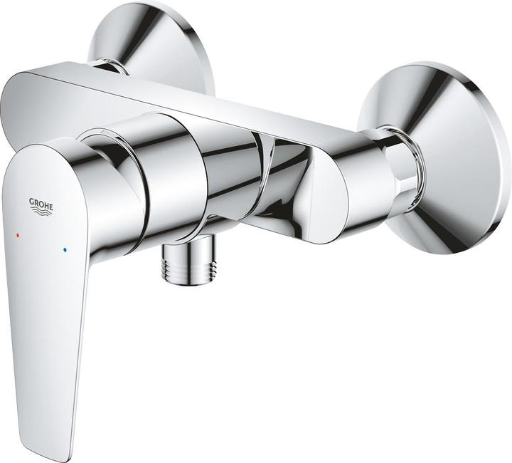 Produktbild Grohe StartEdge Brausearmatur, mit Metallhebel, Temperaturbegrenzer, energiesparend, chrom