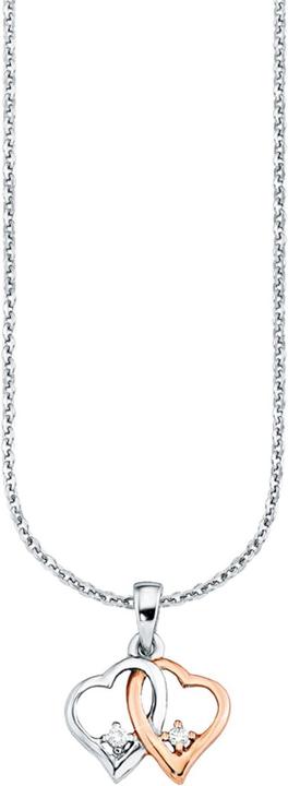 Actual product image Amor heart (Silver, Zirconia)