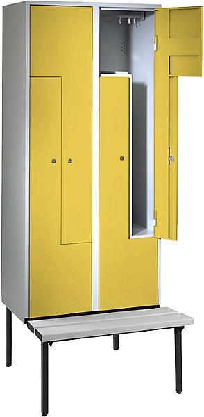 Actual product image Z wardrobe with bench (80 cm, 214 cm)