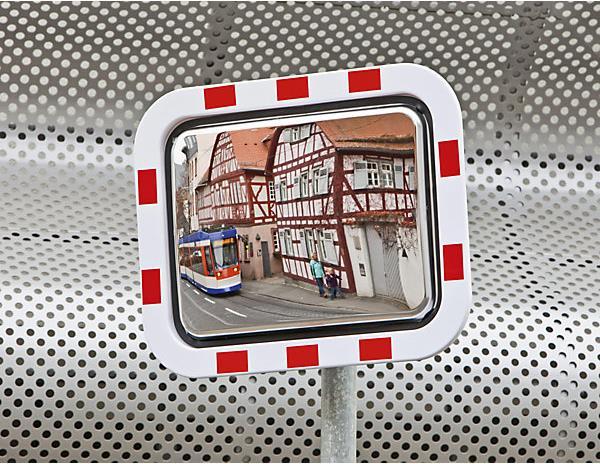 Produktbild Moravia Verkehrsspiegel mit Halterung (450 x 600 mm)
