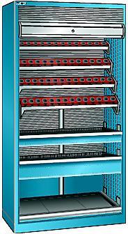 Image du produit Lista Armoire CNC avec volet roulant (103.80 cm, 195 cm)